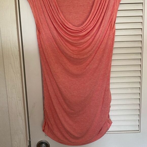 Max
studio Coral drape neck cap sleeve‎ knit top - Picture 2 of 5